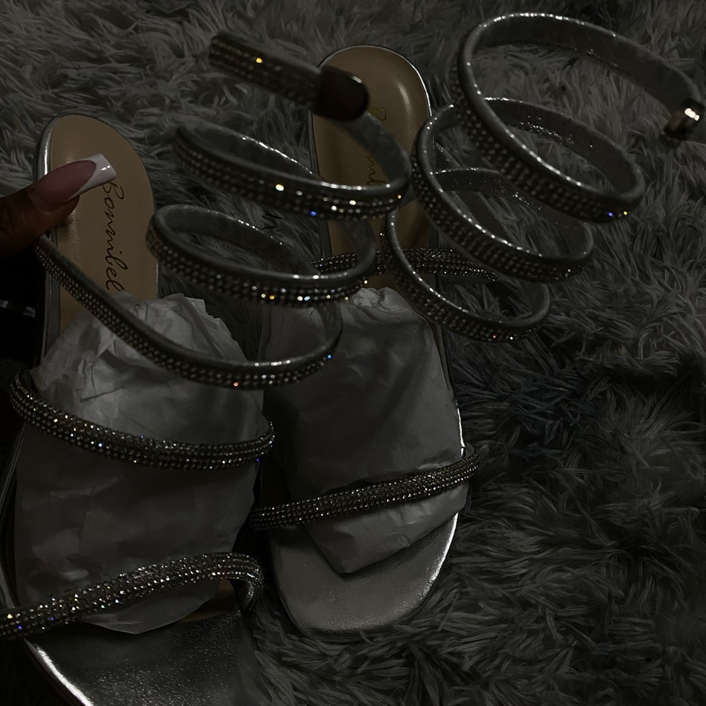 Crystal Wrap Heels
